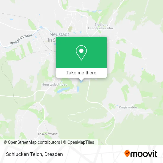 Карта Schlucken Teich