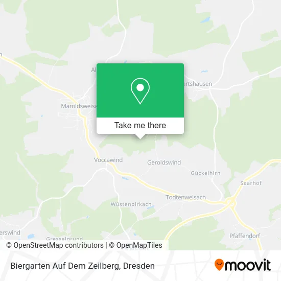 Карта Biergarten Auf Dem Zeilberg