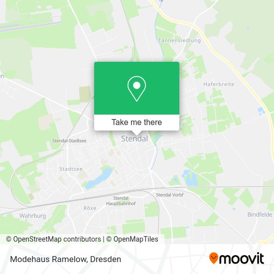Карта Modehaus Ramelow