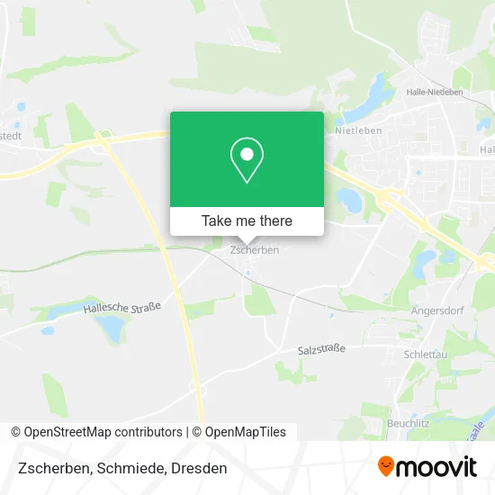 Карта Zscherben, Schmiede