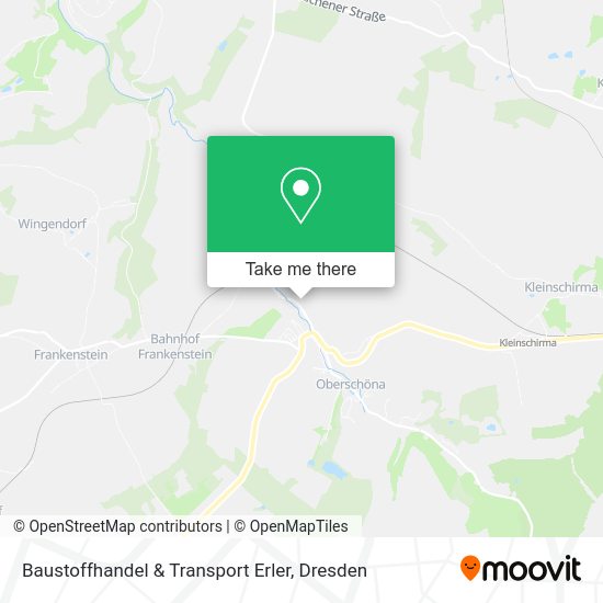 Карта Baustoffhandel & Transport Erler
