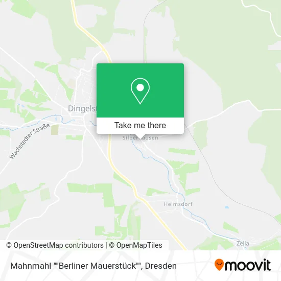 Карта Mahnmahl ""Berliner Mauerstück""