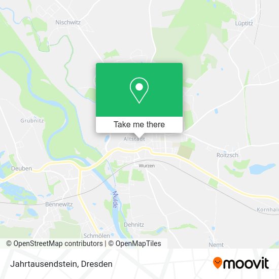 Карта Jahrtausendstein