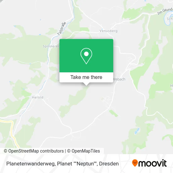 Карта Planetenwanderweg, Planet ""Neptun""