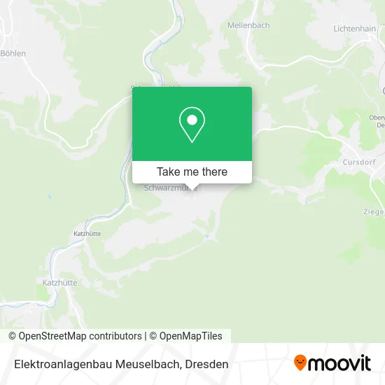 Карта Elektroanlagenbau Meuselbach
