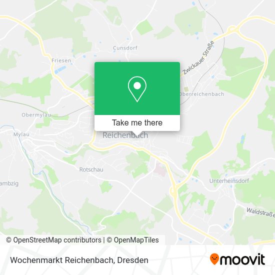 Карта Wochenmarkt Reichenbach