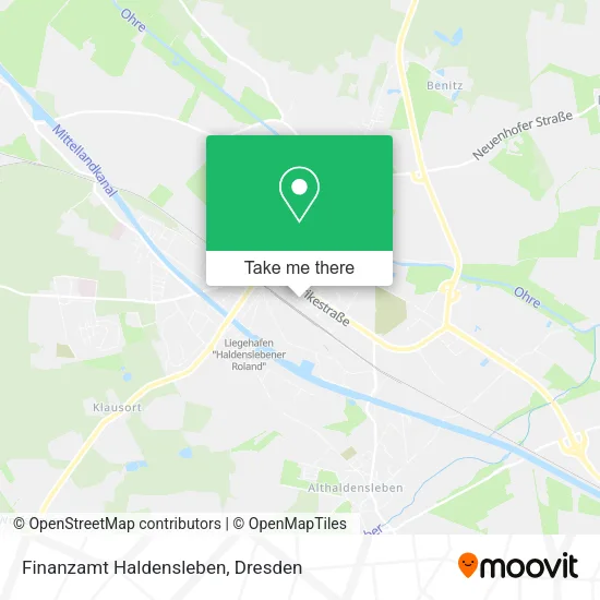 Карта Finanzamt Haldensleben