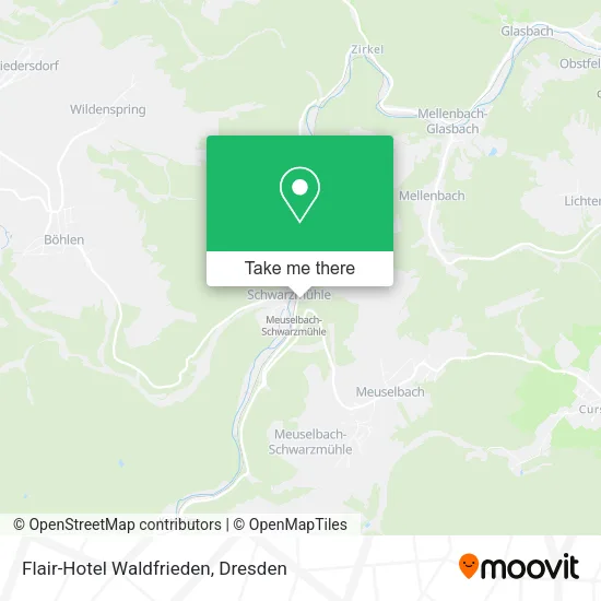 Карта Flair-Hotel Waldfrieden
