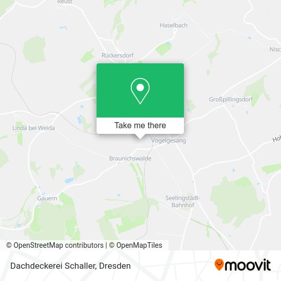 Карта Dachdeckerei Schaller