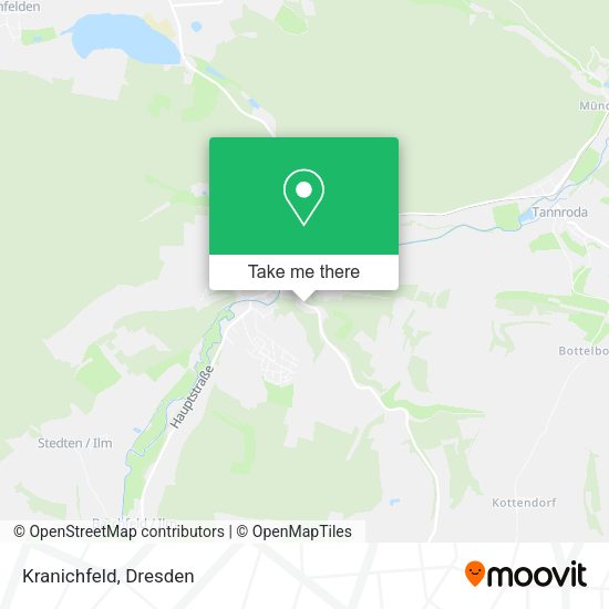 Карта Kranichfeld