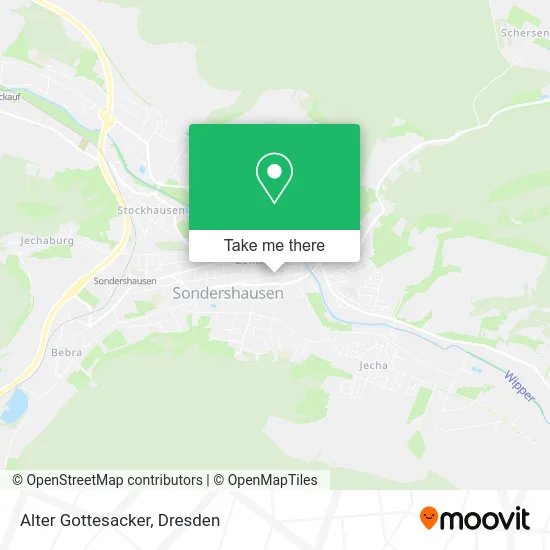 Карта Alter Gottesacker