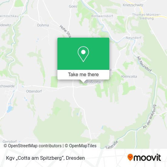 Карта Kgv „Cotta am Spitzberg“