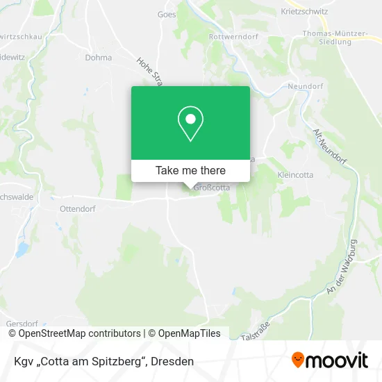 Карта Kgv „Cotta am Spitzberg“