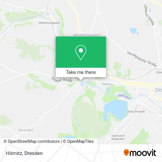 Карта Hörnitz
