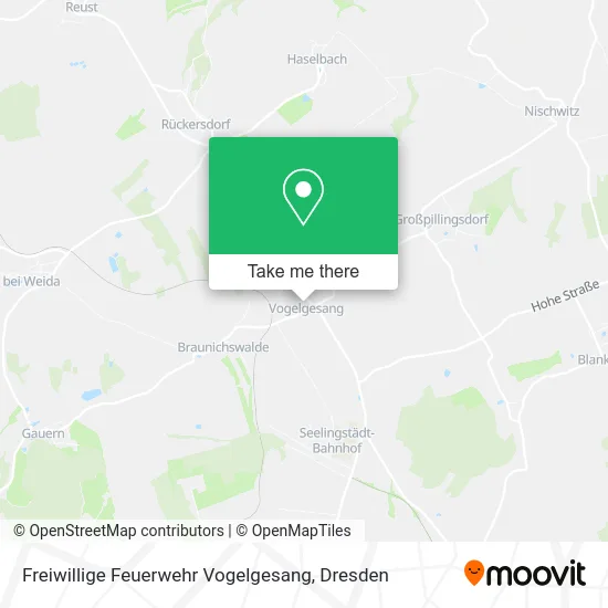 Карта Freiwillige Feuerwehr Vogelgesang