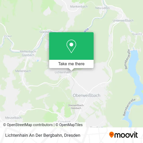 Карта Lichtenhain An Der Bergbahn