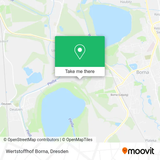 Карта Wertstoffhof Borna