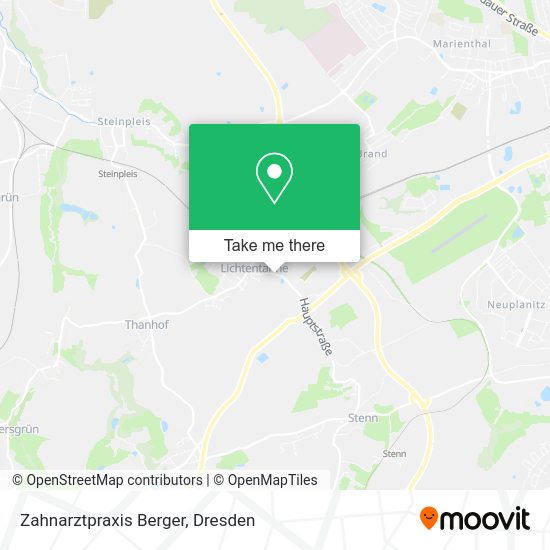 Карта Zahnarztpraxis Berger