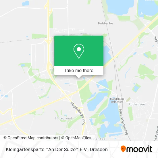 Карта Kleingartensparte ""An Der Sülze"" E.V.
