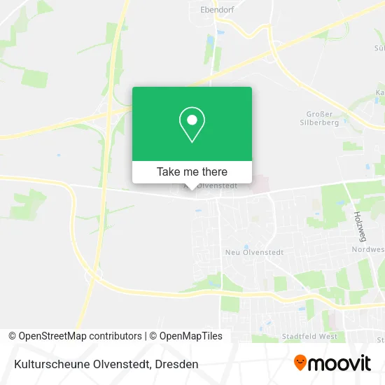 Карта Kulturscheune Olvenstedt
