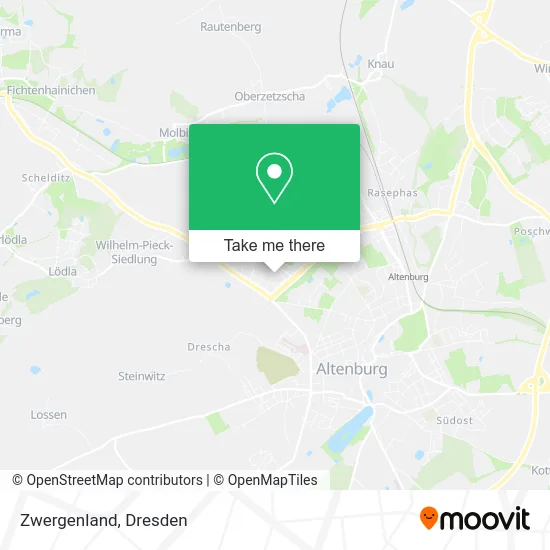 Карта Zwergenland
