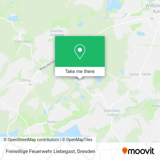 Карта Freiwillige Feuerwehr Liebegast