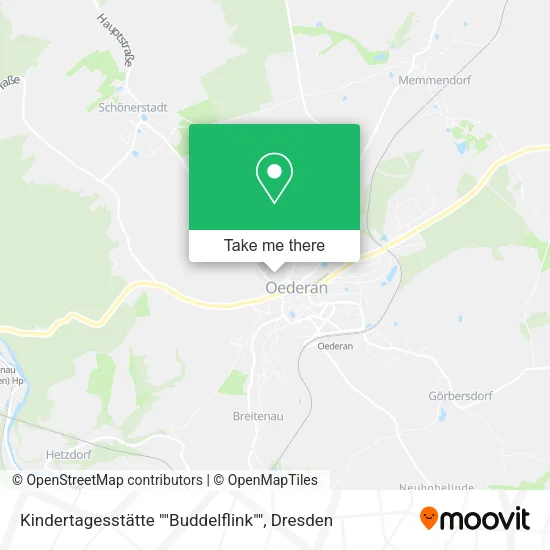 Карта Kindertagesstätte ""Buddelflink""