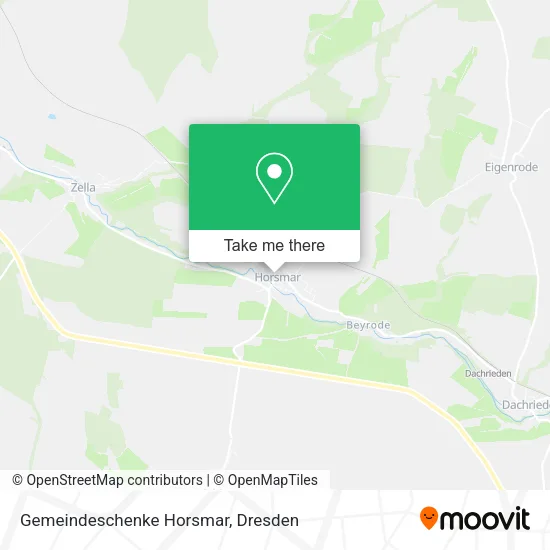 Gemeindeschenke Horsmar map