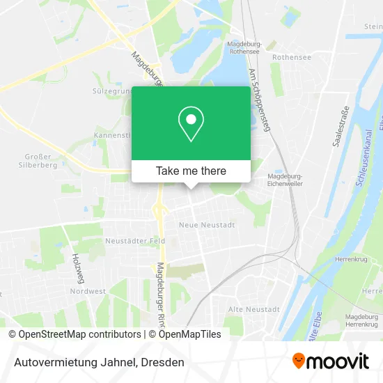 Карта Autovermietung Jahnel