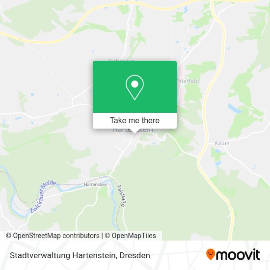 Карта Stadtverwaltung Hartenstein