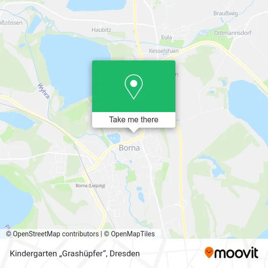 Карта Kindergarten „Grashüpfer“