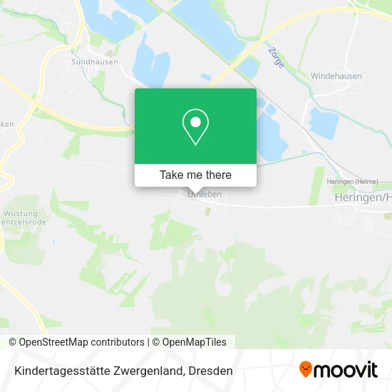 Карта Kindertagesstätte Zwergenland