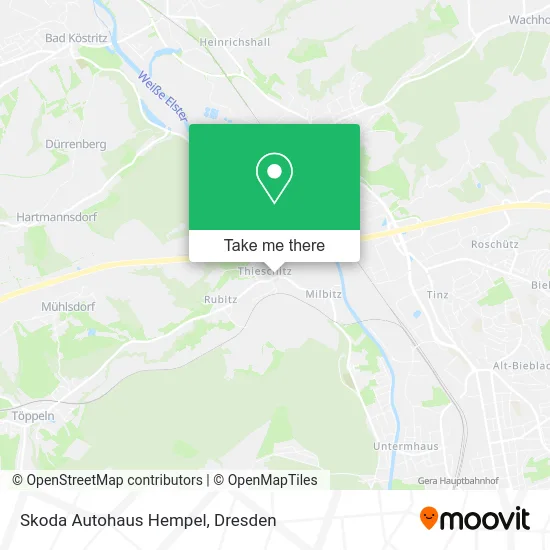 Карта Skoda Autohaus Hempel