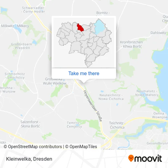 Карта Kleinwelka