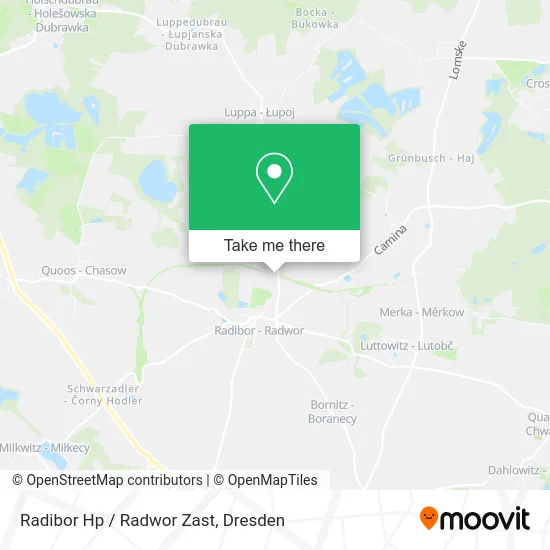 Карта Radibor Hp / Radwor Zast