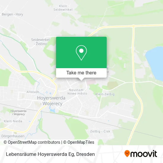 Карта Lebensräume Hoyerswerda Eg