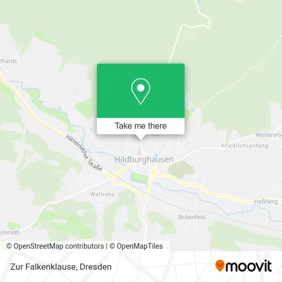 Карта Zur Falkenklause