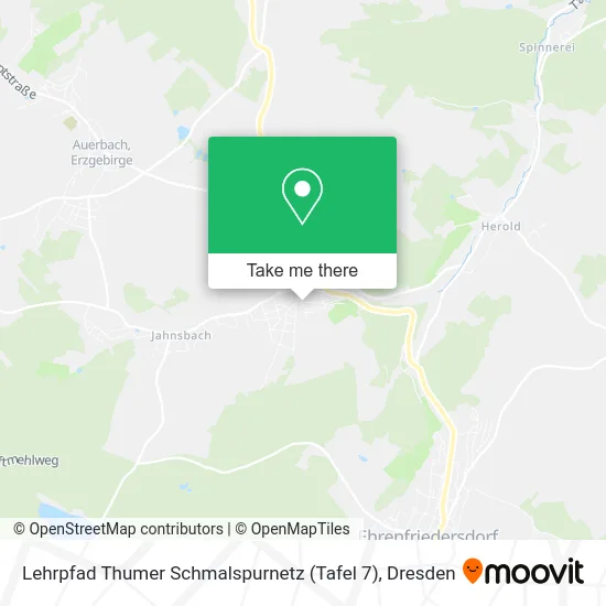 Карта Lehrpfad Thumer Schmalspurnetz (Tafel 7)