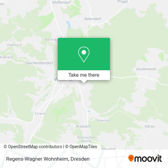 Карта Regens-Wagner Wohnheim
