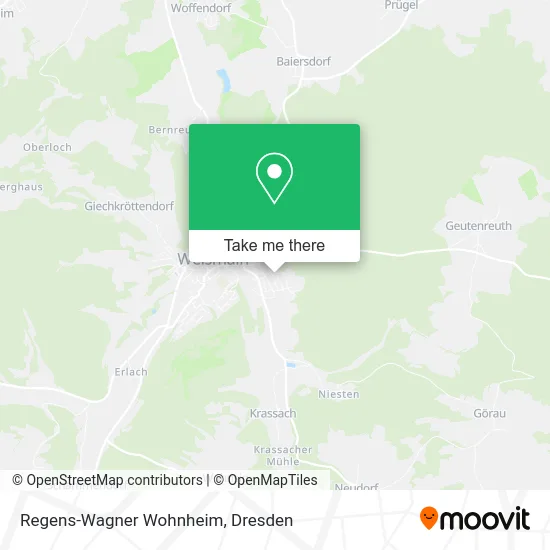 Карта Regens-Wagner Wohnheim