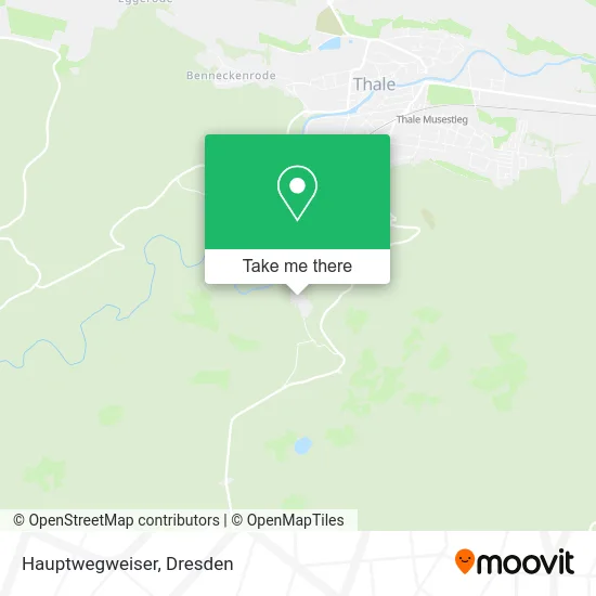 Карта Hauptwegweiser