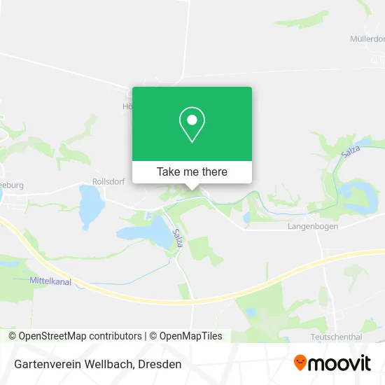 Карта Gartenverein Wellbach