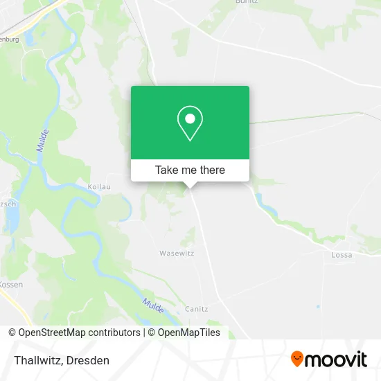 Карта Thallwitz