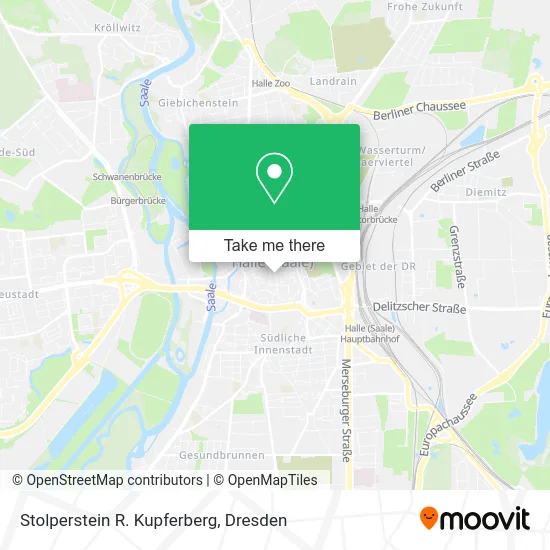 Карта Stolperstein R. Kupferberg