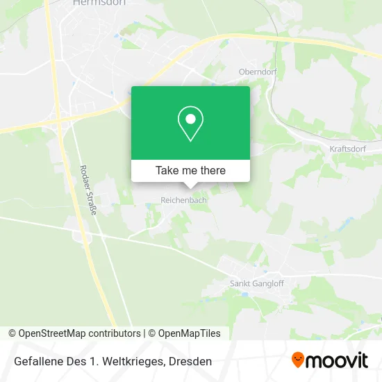 Карта Gefallene Des 1. Weltkrieges