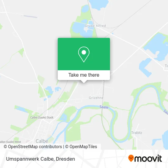 Карта Umspannwerk Calbe
