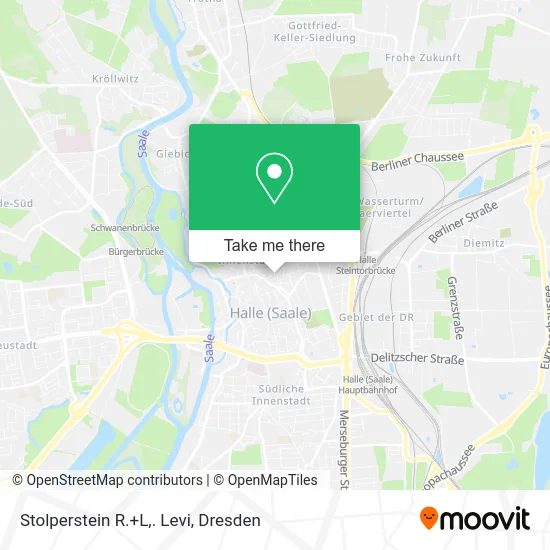 Карта Stolperstein R.+L,. Levi