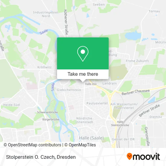 Карта Stolperstein O. Czech