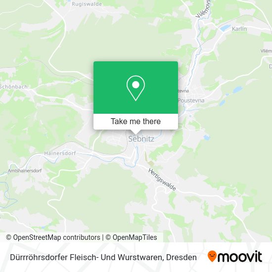 Карта Dürrröhrsdorfer Fleisch- Und Wurstwaren