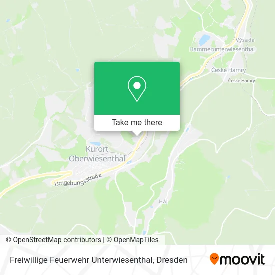 Карта Freiwillige Feuerwehr Unterwiesenthal